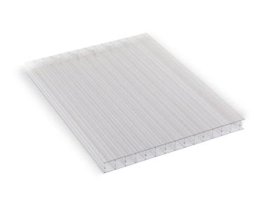 Zdjęcie: Płyta poliwęglan komorowy x-lite 105x400 cm 16 mm przezroczysta SCALA