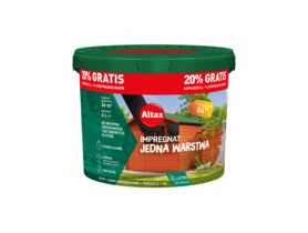 Impregnat Jedna Warstwa 5 L + 1 L  gratis cedr ALTAX