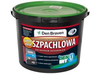 Zdjęcie: Super masa szpachlowa plastyczna bitumiczno-kauczukowa Den Bit-U 10 kg DEN BRAVEN
