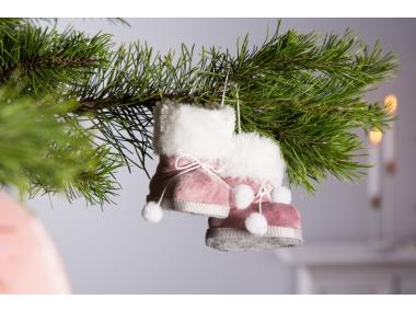 Zdjęcie: Zawieszka buciki 10x8 cm różowe ALTOMDESIGN