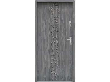 Zdjęcie: Drzwi wejściowe do mieszkań Bastion N-53 Mokka 80 cm lewe ODP KR CENTER