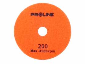 Nakładka polerska diamentowa gr.200 - 125 mm gres-ceramika PROLINE