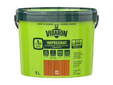 Zdjęcie: Impregnat ochronno- dekoracyjny 9 L teak VIDARON