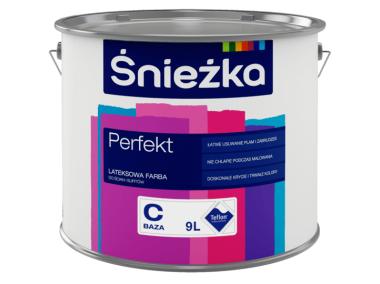 Zdjęcie: Emulsja lateksowa Perfekt BazaC 9L ŚNIEŻKA