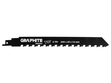 Zdjęcie: Brzeszczot do piły szablastej HM, 240 x 23 x 1.5 mm, 2TPI GRAPHITE