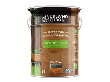 Impregnat do drewna Express Ogród dąb jasny 5 L DREWNOCHRON