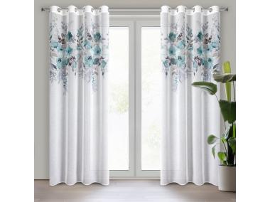 Zdjęcie: Zasłona gotowa D91 Greta 140x250 cm biały EUROFIRANY