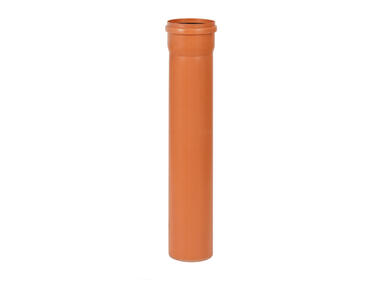Zdjęcie: Rura kanalizacyjna PVC 110 mm - 200 cm pomarańczowa TYCNER