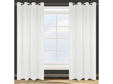 Zdjęcie: Firana gotowa D91 Adel 140x250 cm biały EUROFIRANY