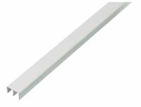 Profil prowadzacy górny PVC biały 1000x6,5x10x16 mm ALBERTS