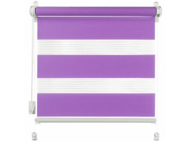 Zdjęcie: Roleta 73x140 cm Zebra II fiolet DECODESIGN