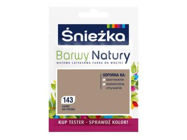Zdjęcie: Farba Barwy Natury tester zamki na piasku 143 25ml ŚNIEŻKA