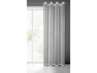 Zdjęcie: Firana gotowa Noelia 140x250 cm srebrny EUROFIRANY