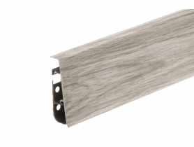 Listwa przypodłogowa PVC Hi Line Prestige 2,2x7,5 cm 2,50 m Dąb Hokaido Mat CEZAR