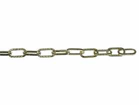 Łańcuch ozdobny mosiądzowany 2x17 mm, 60 mb HSI