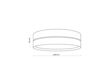Zdjęcie: Lampa sufitowa Hilton white/gold 600 4 x E27 4773 TK LIGHTING