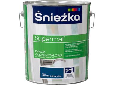 Zdjęcie: Emalia Supermal niebieski ciemny F530 10L ŚNIEŻKA