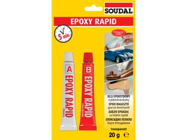 Zdjęcie: Klej epoksydowy Epoxy Rapid 2x10 ml SOUDAL