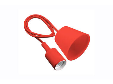 Zdjęcie: Lampa wisząca Minio 60 W czerwona GTV