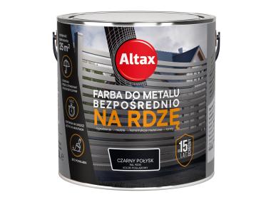 Zdjęcie: Farba do metalu 2,5 L czarny połysk ALTAX