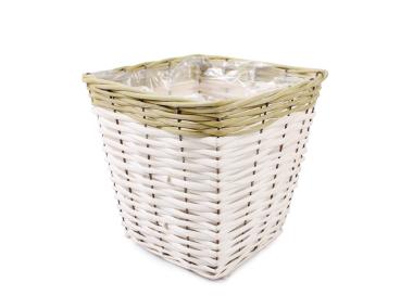 Zdjęcie: Osłonka wiklinowa na doniczkę 22x22x21 cm TIN TOURS