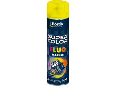 Zdjęcie: Lakier 360 stopni do znakowania Super Color Fluo Marker 360 stopni żółty 500 ml BOSTIK
