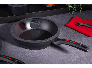 Zdjęcie: Patelnia głęboka z pokrywą Volcano 26 cm - 1,8 L VALDINOX