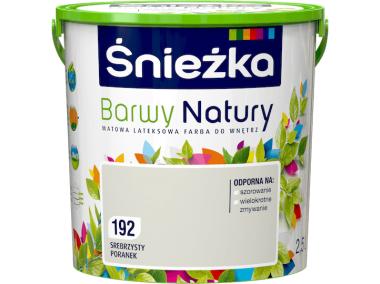 Zdjęcie: Farba Barwy Natury srebrzysty poranek 192 2,5L ŚNIEŻKA