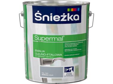 Emalia Supermal stalowy RAL7001 10L ŚNIEŻKA