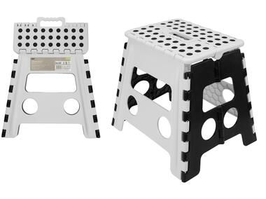 Zdjęcie: Taboret Alex 32 cm white & black RAVI
