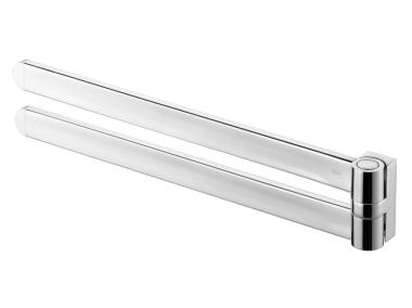 Zdjęcie: Wieszak dwuramienny Futura silver chrom BISK