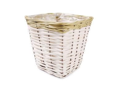 Zdjęcie: Osłonka wiklinowa na doniczkę 19x19x12 cm TIN TOURS