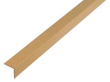 Zdjęcie: Profil kątowy PVC buk 1000x20x20x1,5 mm ALBERTS
