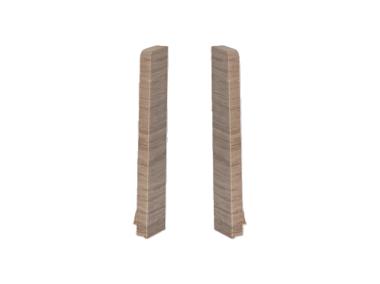 Zakończenia do listwy przypodłogowej Masterline zaślepki Cezar 1 kpl. 2 szt. L,P Light Coffee Mat