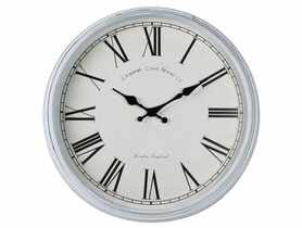 Zegar ścienny Mariot 40,5x8 cm biały UNIGLOB