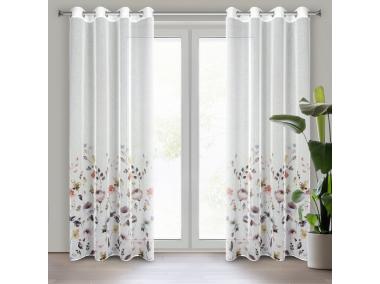 Zdjęcie: Zasłona gotowa D91 Lavin 140x250 cm biały EUROFIRANY