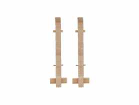 Zakończenia do listwy przypodłogowej Masterline łącznik 1 kpl. 2 szt. Honey amber Mat CEZAR