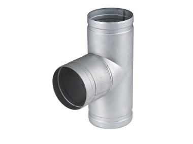 Zdjęcie: Trójnik metalowy 90` ocynk 100 mm AWENTA