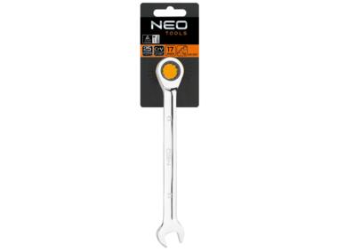 Zdjęcie: Klucz płasko-oczkowy z grzechotką, 10 mm NEO