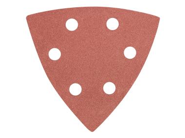 Zdjęcie: Papier ścierny delta na rzep 93 x 93 mm K 240, 5 sztuk z otworami GRAPHITE