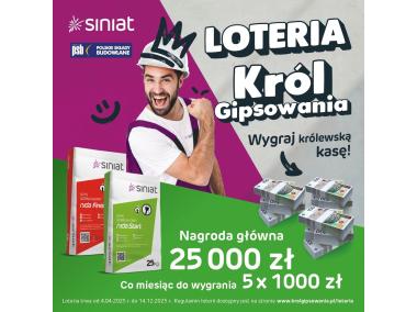 Zdjęcie: Gips szpachlowy Nida Start 25 kg SINIAT