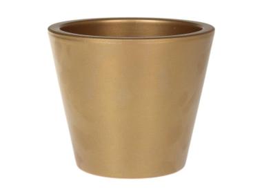 Zdjęcie: Osłonka doniczkowa 14 cm perłowe złoto CERMAX