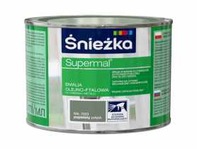 Emalia Supermal popielaty RAL7023 0,4L ŚNIEŻKA