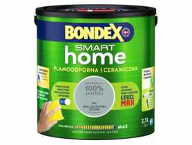 Farba plamoodporna moc delikatnej szałwii 2,5 L BONDEX SMART HOME