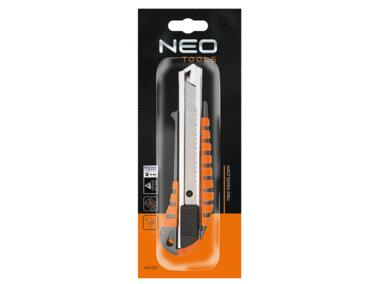 Zdjęcie: Nóż z ostrzem łamanym 18 mm, metalowy korpus NEO
