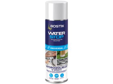 Zdjęcie: Hydroizolacja w sprayu Water Stop Universal Spray 500 ml BOSTIK