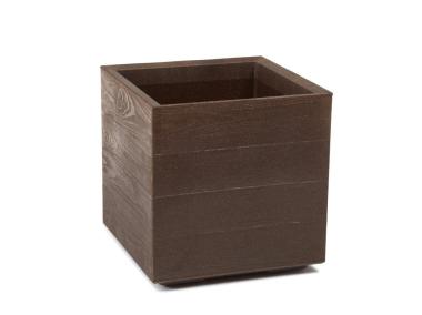 Zdjęcie: Kwietnik Karo Eco coffee 400x400 mm deska espresso LAMELA