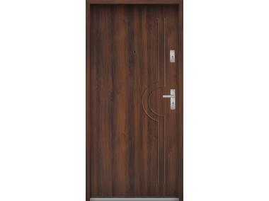 Zdjęcie: Drzwi wejściowe do mieszkań Bastion N-03 Orzech 90 cm lewe ODP KR CENTER