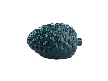 Zdjęcie: Szyszka dekoracyjna porcelnowa 12x8,5x7,5 cm zielona ALTOMDESIGN