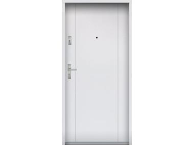 Zdjęcie: Drzwi wejściowe do mieszkań Bastion A-34 Biały 80 cm prawe OSP KR CENTER